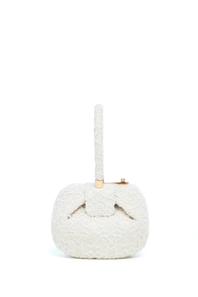Gabriela Hearst Demi Bag in Ivory Nappa Leather with Cashmere Lace | Thumbnail 6 Gabriela Hearst Demi Bag in Ivory Nappa Leather with Cashmere Lace | Thumbnail 6