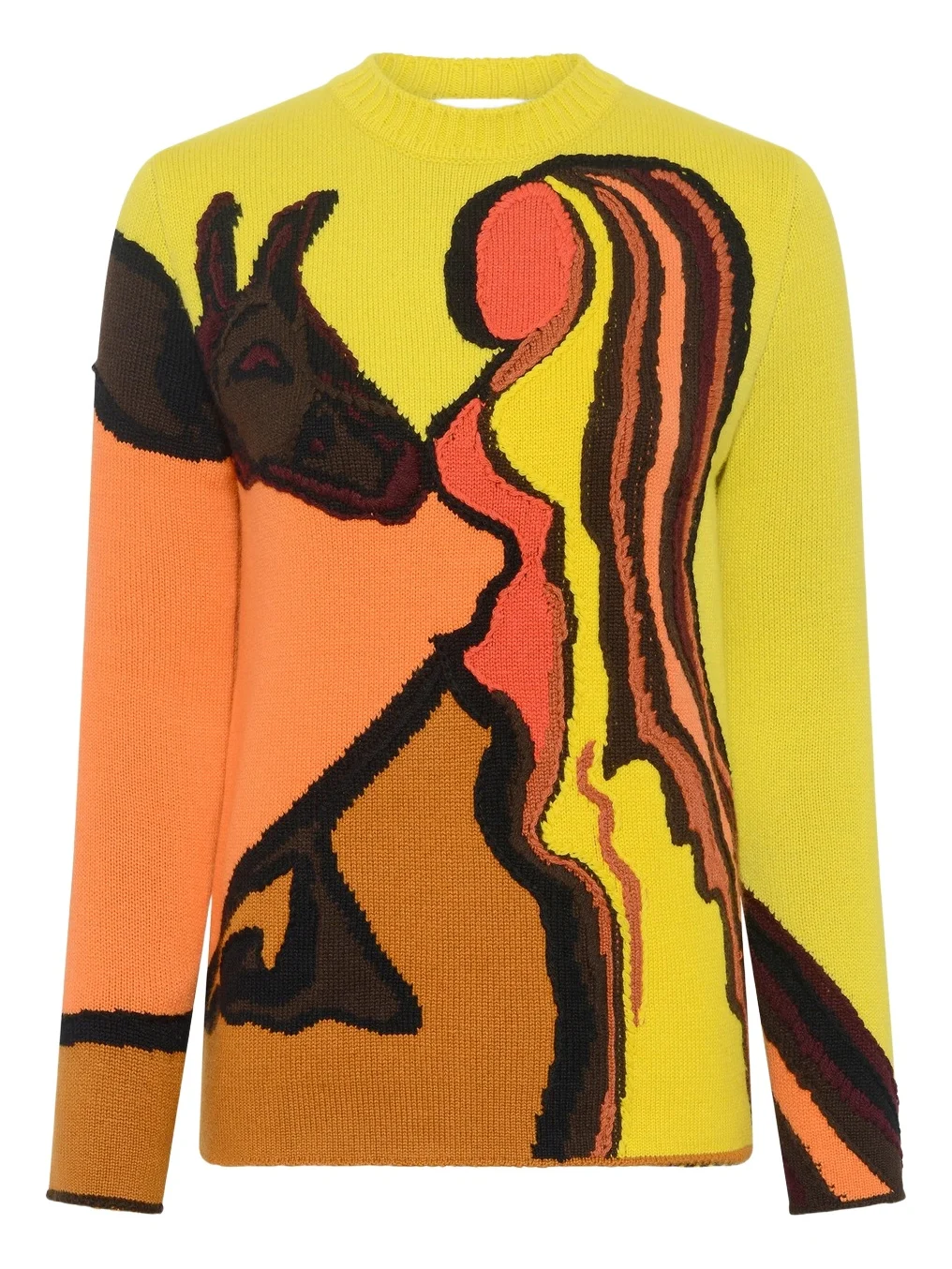 Daneth Knit Sweater in Earth Multi Cashmere