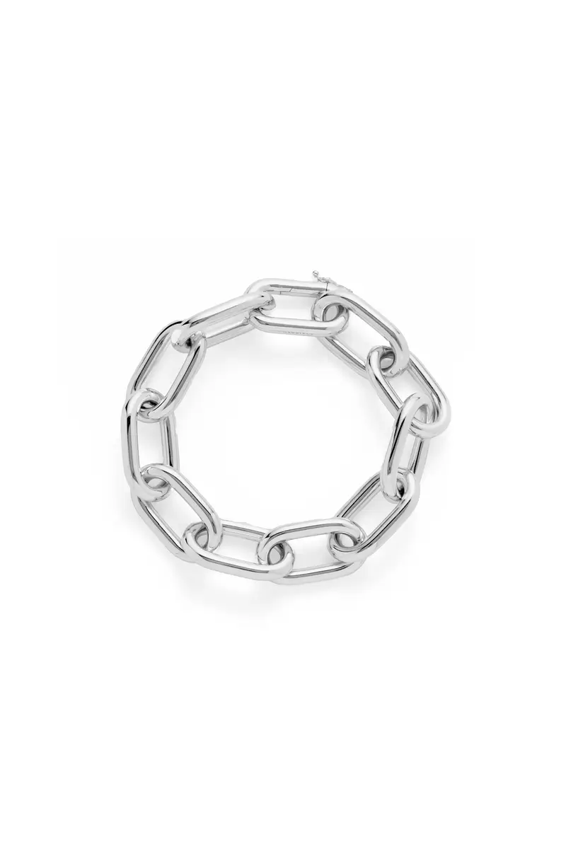Gabriela Hearst Link Bracelet in 18K White Gold (Classic Links) | Thumbnail 3 Gabriela Hearst Link Bracelet in 18K White Gold (Classic Links) | Thumbnail 3