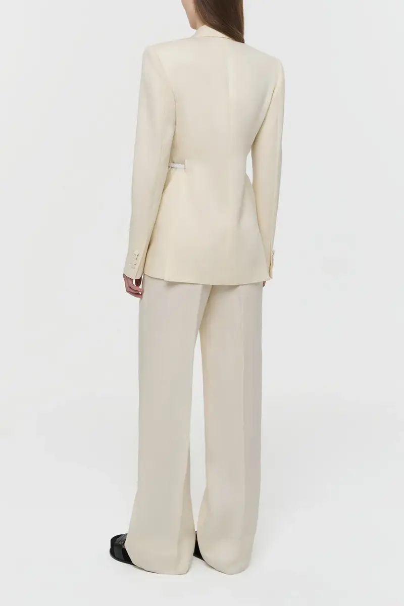 Gabriela Hearst Epona Rope Blazer in Textured Linen Slub | Thumbnail 6 Gabriela Hearst Epona Rope Blazer in Textured Linen Slub | Thumbnail 6