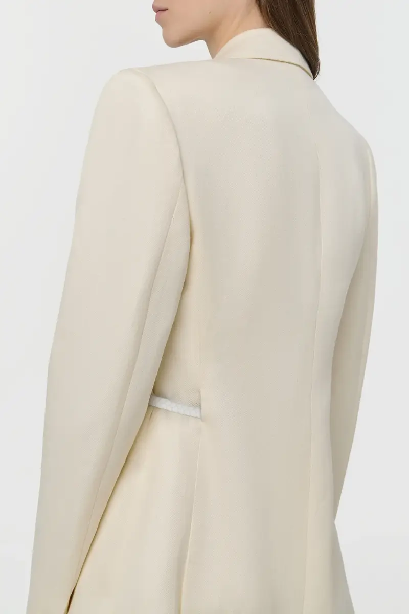 Gabriela Hearst Epona Rope Blazer in Textured Linen Slub | Thumbnail 8 Gabriela Hearst Epona Rope Blazer in Textured Linen Slub | Thumbnail 8