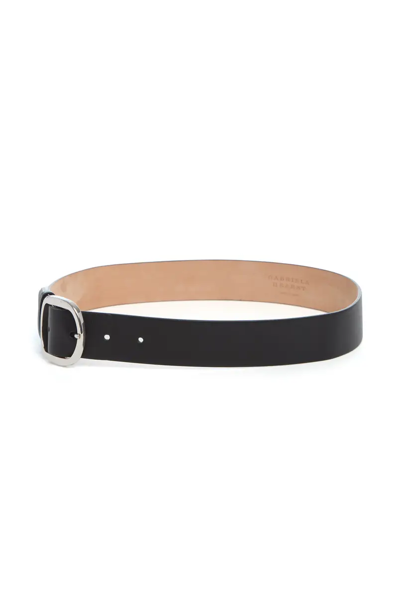 Gabriela Hearst Elster Belt in Black Leather | Thumbnail 2 Gabriela Hearst Elster Belt in Black Leather | Thumbnail 2