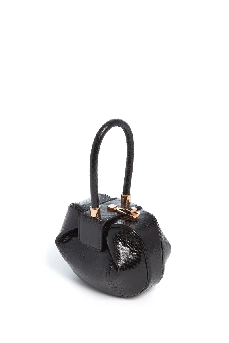 Gabriela Hearst Demi Bag in Black Snakeskin | Thumbnail 3 Gabriela Hearst Demi Bag in Black Snakeskin | Thumbnail 3