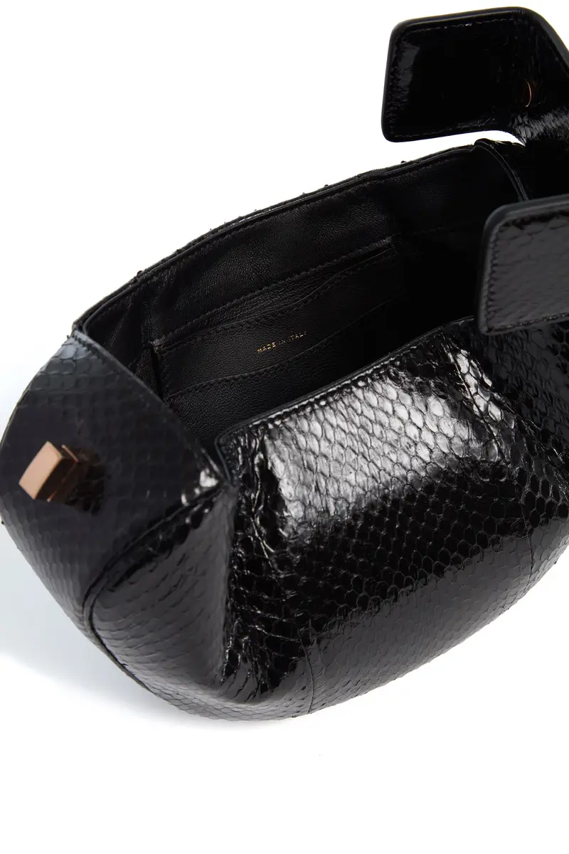 Gabriela Hearst Demi Bag in Black Snakeskin | Thumbnail 4 Gabriela Hearst Demi Bag in Black Snakeskin | Thumbnail 4