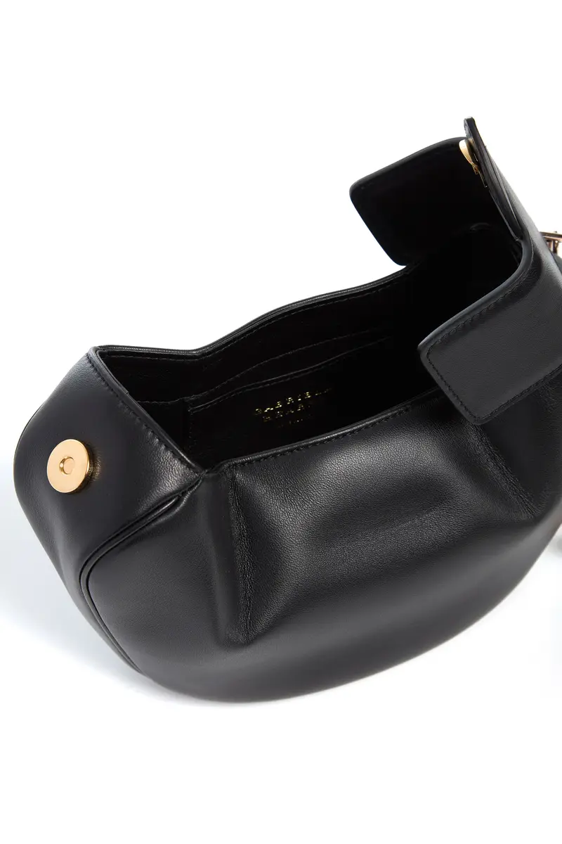 Gabriela Hearst Soft Demi Clutch with Chain in Black Nappa Leather | Thumbnail 5 Gabriela Hearst Soft Demi Clutch with Chain in Black Nappa Leather | Thumbnail 5