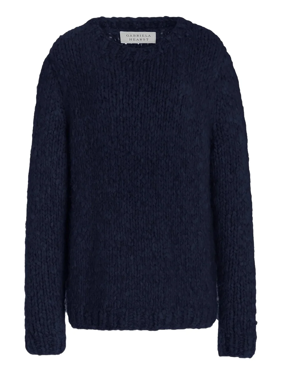 Lawrence Knit Sweater in Dark Navy Welfat Cashmere Lawrence Knit Sweater in Dark Navy Welfat Cashmere