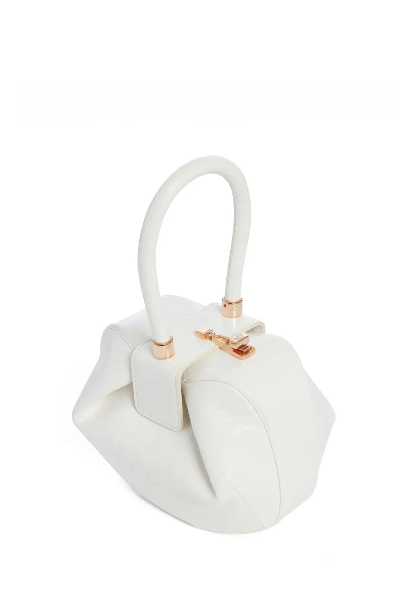 Gabriela Hearst Nina Bag in Ivory Snakeskin | Thumbnail 3 Gabriela Hearst Nina Bag in Ivory Snakeskin | Thumbnail 3