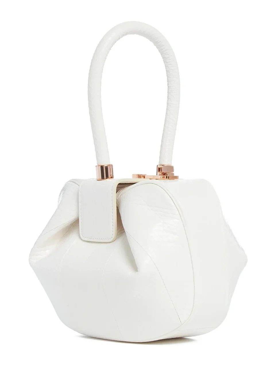 Gabriela Hearst Nina Bag in Ivory Snakeskin