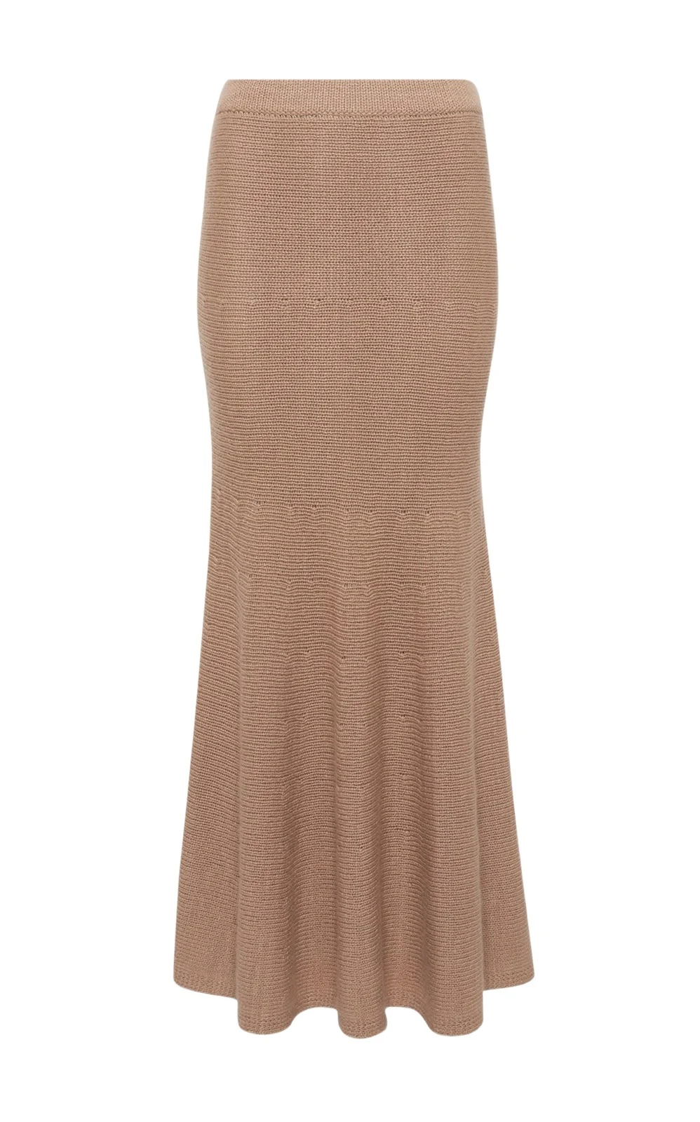 Manni Knit Maxi Skirt in Camel Cashmere Manni Knit Maxi Skirt in Camel Cashmere
