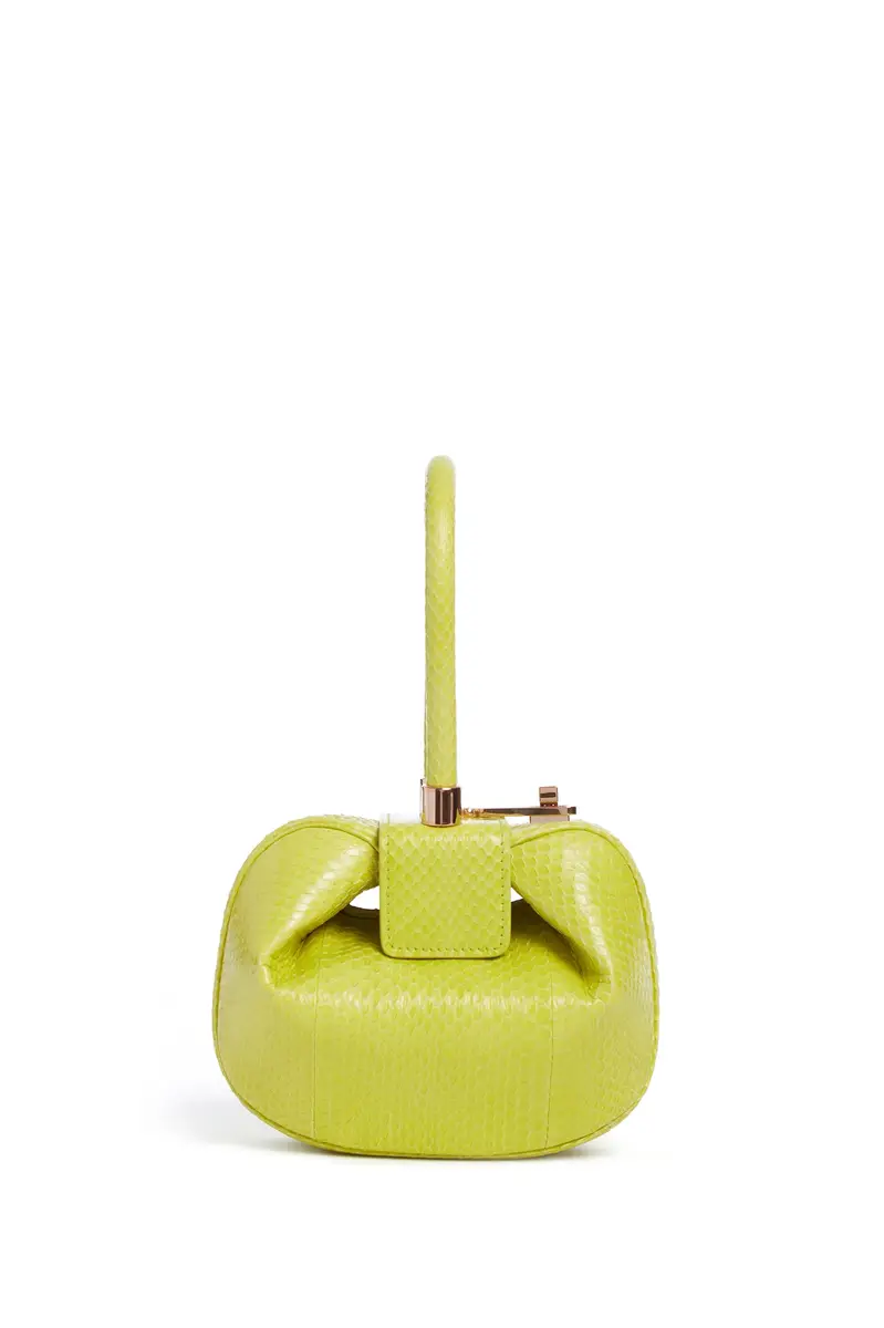 Gabriela Hearst Demi Bag in Lime Adamite Snakeskin | Thumbnail 2 Gabriela Hearst Demi Bag in Lime Adamite Snakeskin | Thumbnail 2