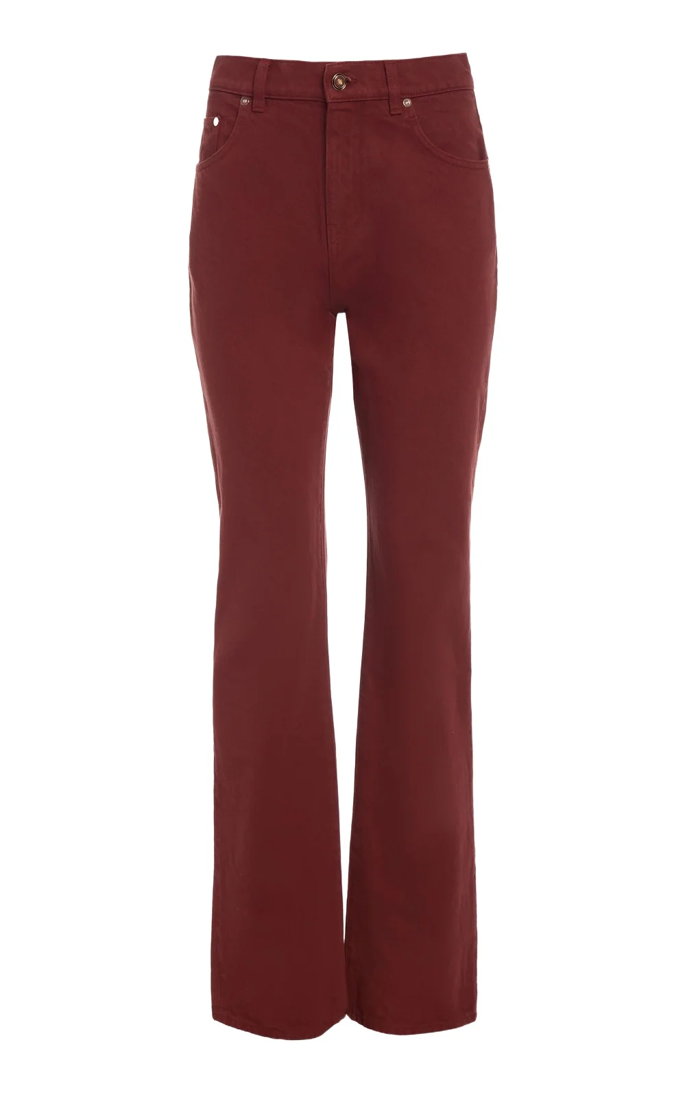 Rey Straight-leg Jean in Burnt Sienna Recycled Cotton Denim Rey Straight-leg Jean in Burnt Sienna Recycled Cotton Denim