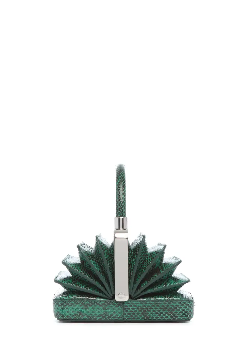 Gabriela Hearst Diana Bag in Green Snakeskin | Thumbnail 3 Gabriela Hearst Diana Bag in Green Snakeskin | Thumbnail 3