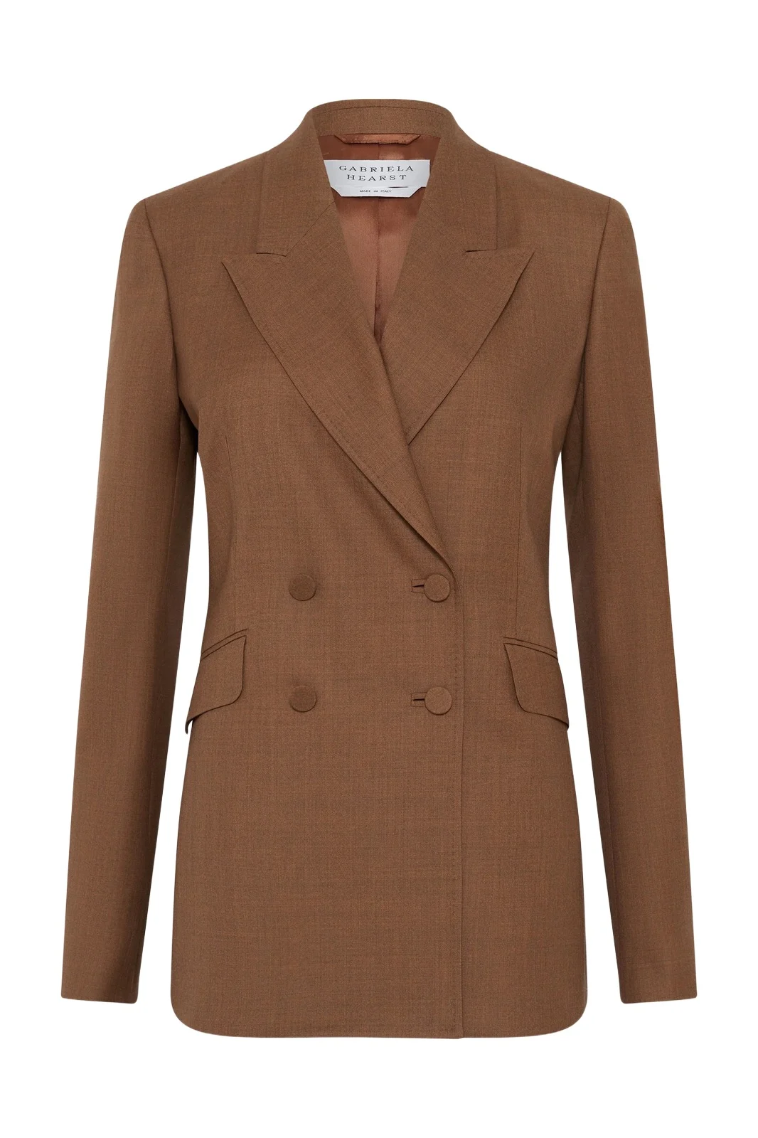 Angela Blazer in Chestnut Wool Silk Angela Blazer in Chestnut Wool Silk