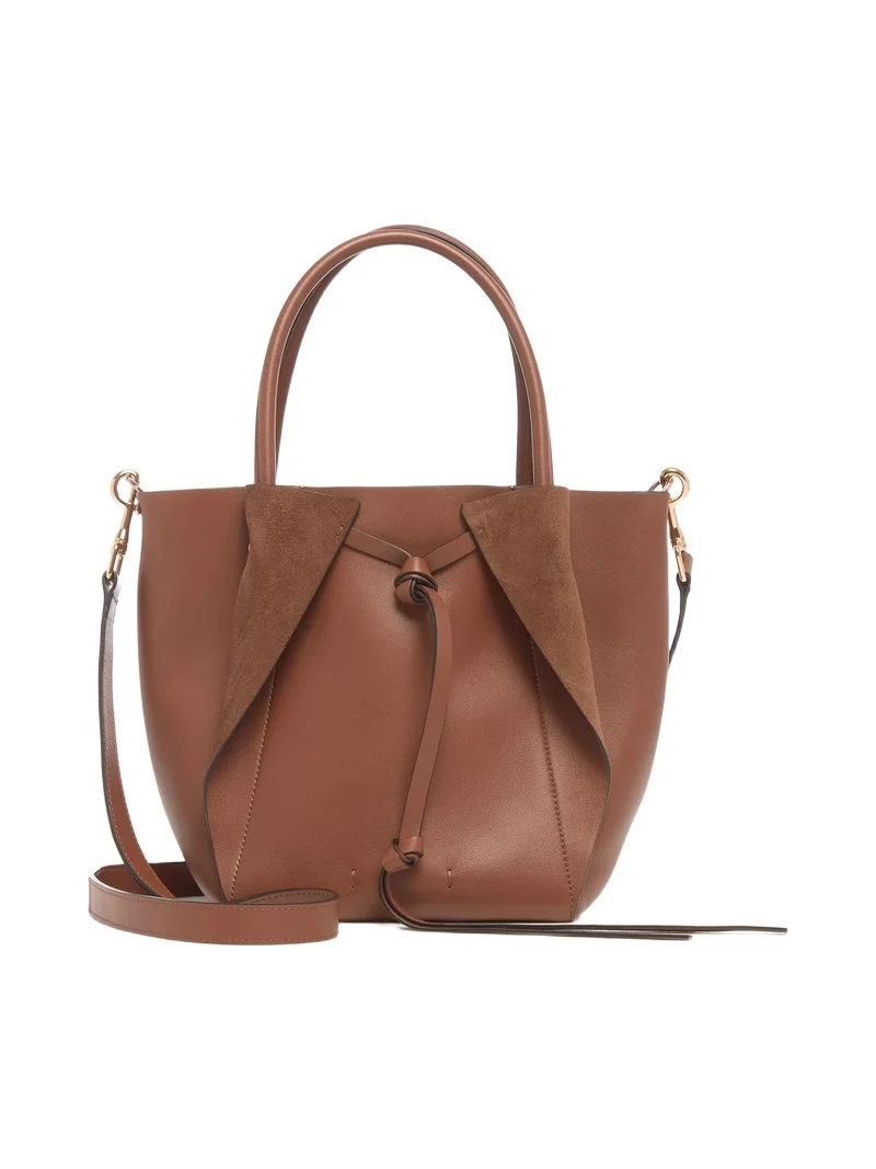 Gabriela Hearst Small Marija Tote Bag in Cognac Nappa Leather