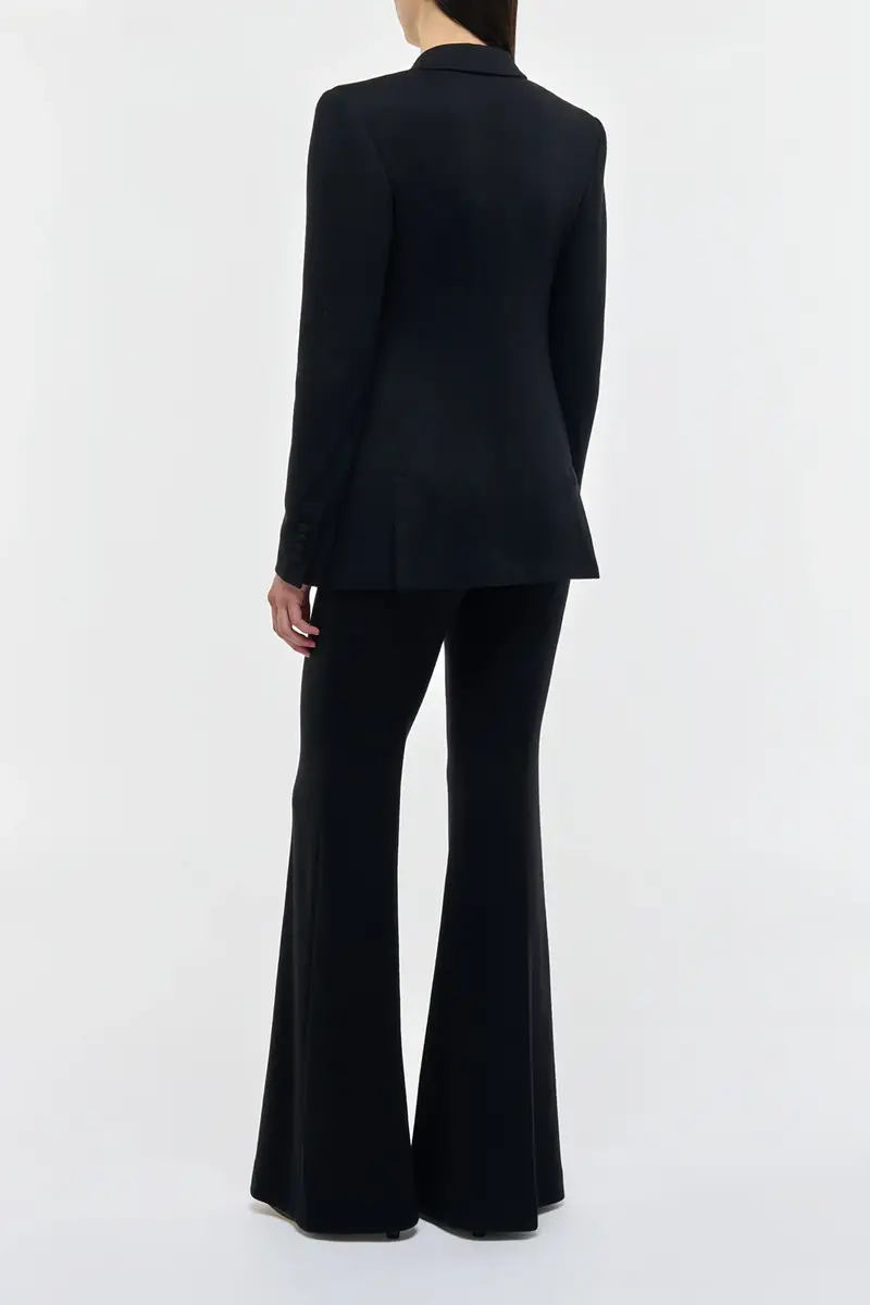 Gabriela Hearst Rhein Flare Pant in Black Cashmere Jersey | Thumbnail 4 Gabriela Hearst Rhein Flare Pant in Black Cashmere Jersey | Thumbnail 4