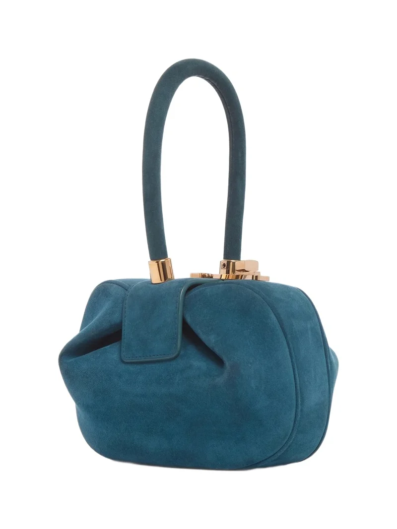 Gabriela Hearst Demi Bag in Teal Suede