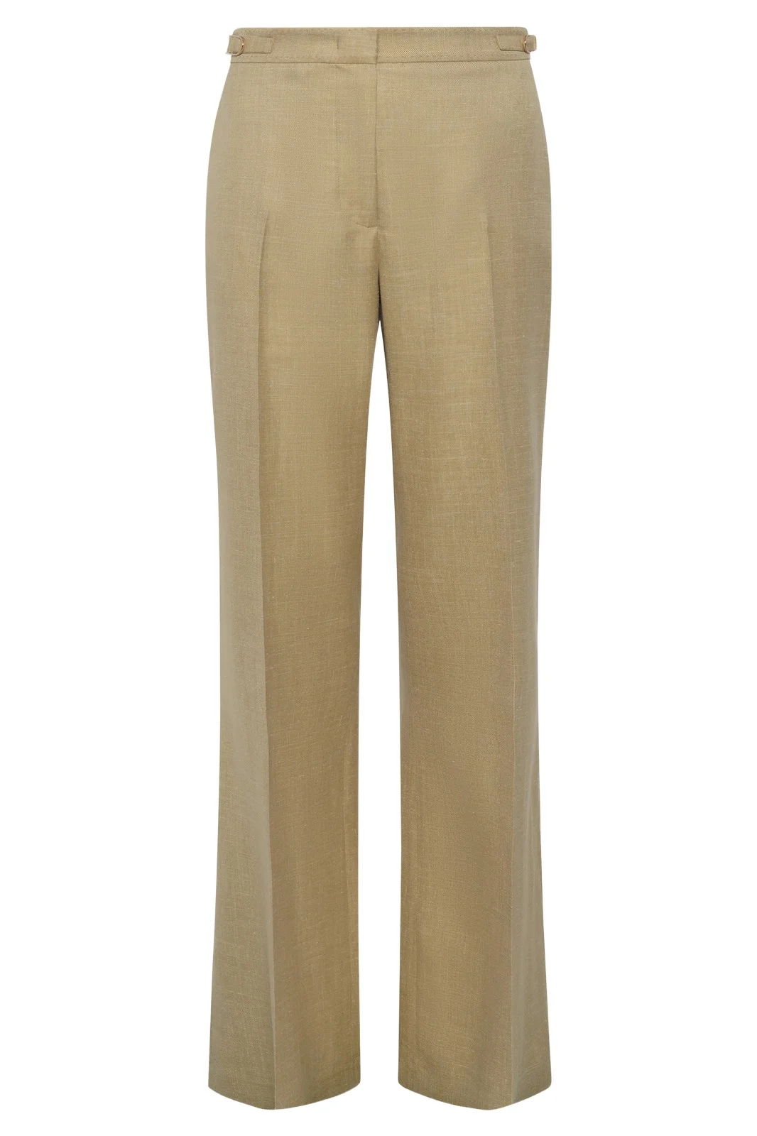 Vesta Flare Pant in Hay Virgin Wool Silk with Linen Vesta Flare Pant in Hay Virgin Wool Silk with Linen