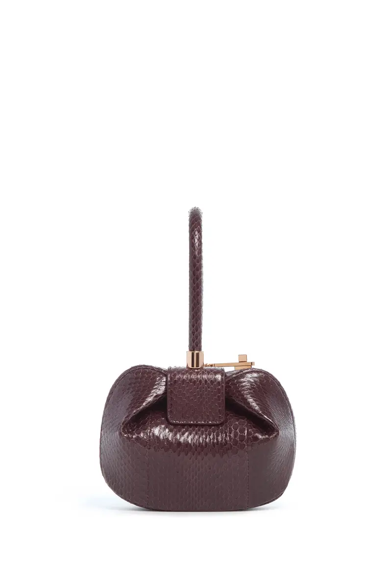 Gabriela Hearst Demi Bag in Bordeaux Snakeskin | Thumbnail 2 Gabriela Hearst Demi Bag in Bordeaux Snakeskin | Thumbnail 2
