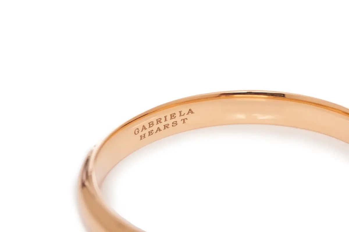 Gabriela Hearst Bangle in 18K Rose Gold & Vitreous Enamel | Thumbnail 5 Gabriela Hearst Bangle in 18K Rose Gold & Vitreous Enamel | Thumbnail 5