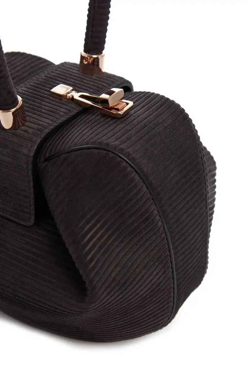 Gabriela Hearst Nina Bag in Chocolate Corded Suede | Thumbnail 4