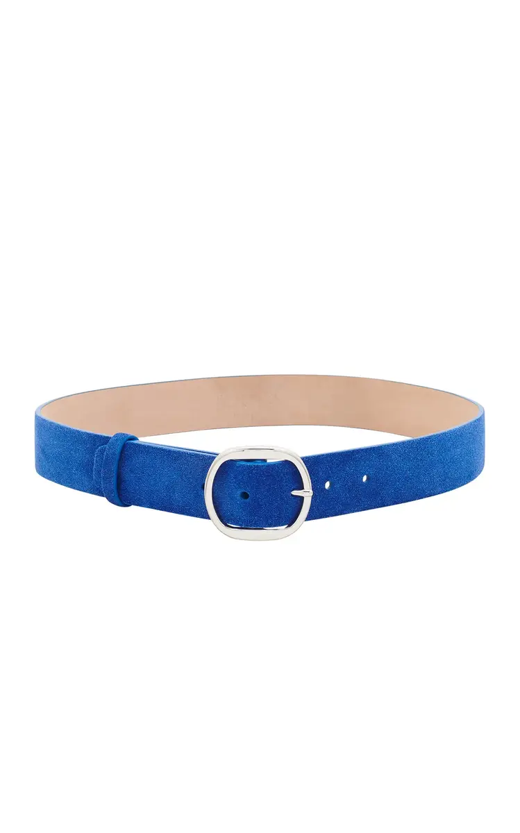 Gabriela Hearst Elster Belt in Cobalt Suede | Image 1 Gabriela Hearst Elster Belt in Cobalt Suede | Image 1