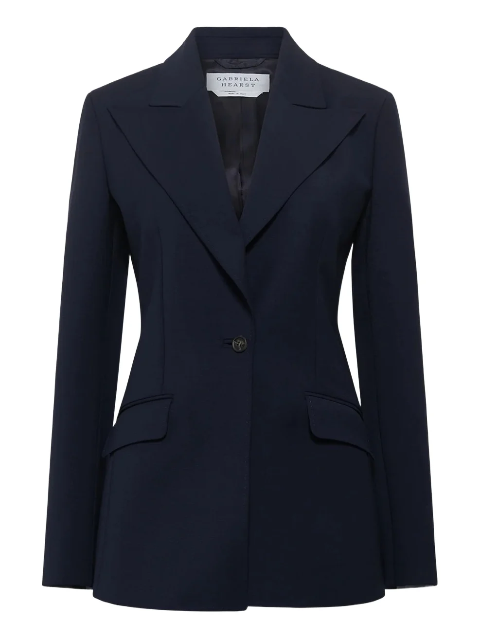 Leiva Blazer in Dark Navy Sportswear Wool Leiva Blazer in Dark Navy Sportswear Wool