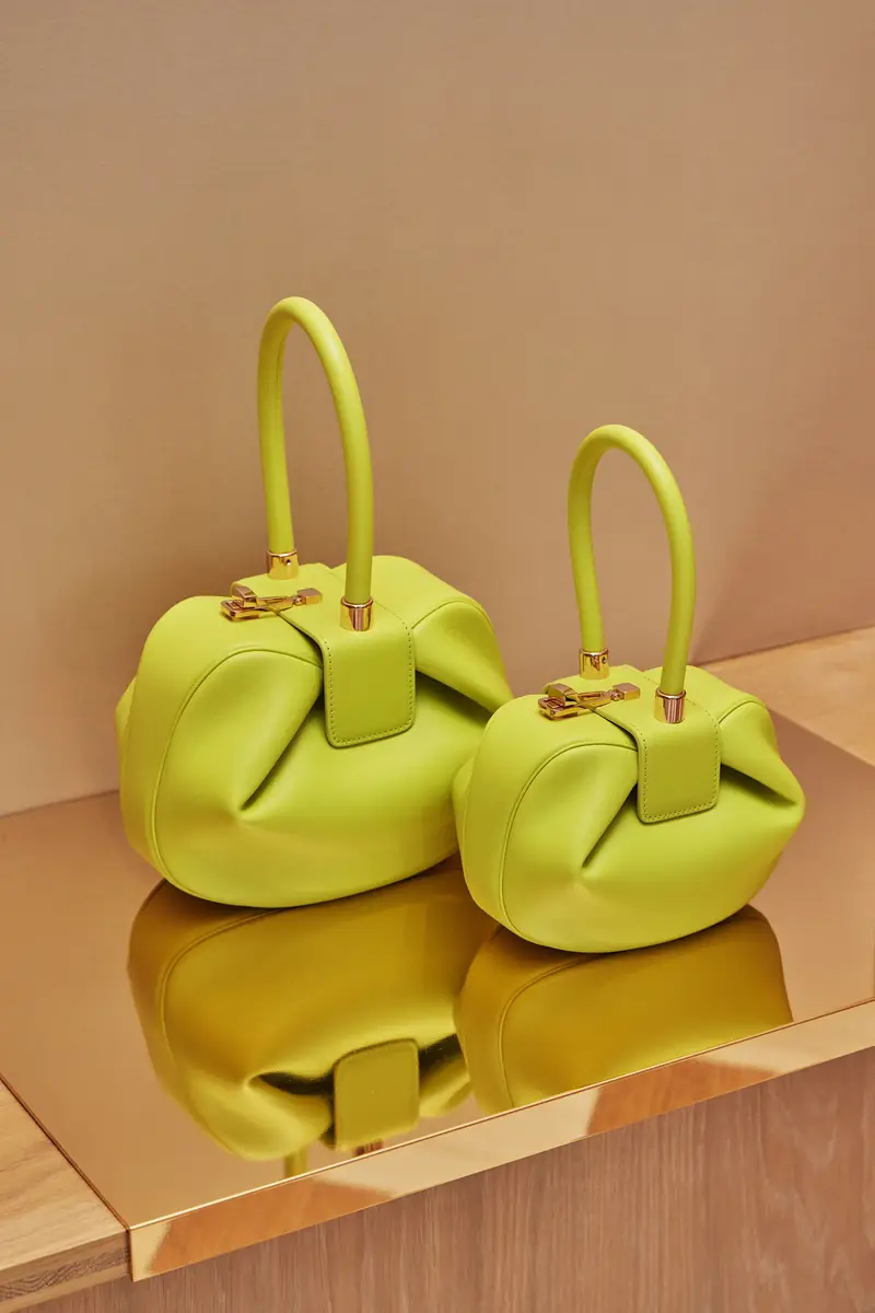 Gabriela Hearst Demi Bag in Lime Adamite Nappa Leather | Thumbnail 6 Gabriela Hearst Demi Bag in Lime Adamite Nappa Leather | Thumbnail 6