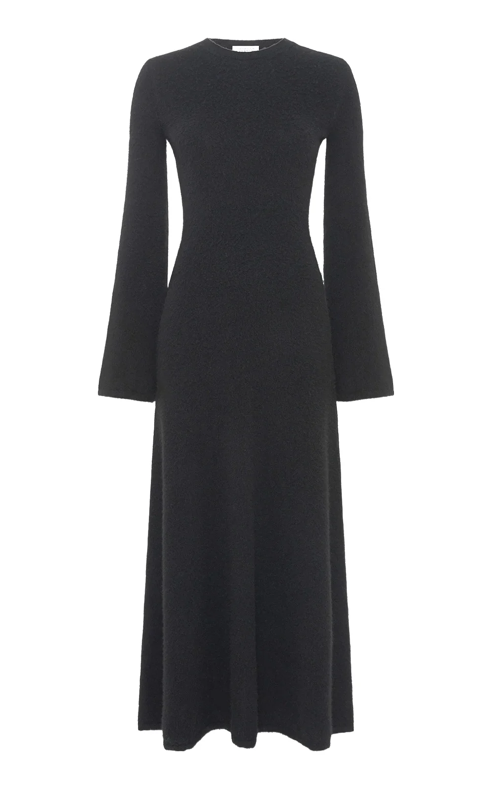 Uriel Knit Maxi Dress in Black Brushed Cashmere Uriel Knit Maxi Dress in Black Brushed Cashmere