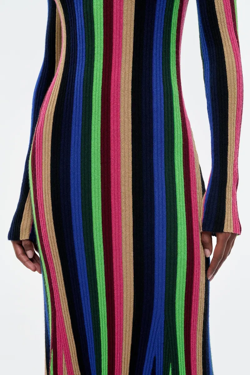 Gabriela Hearst Affinity Knit Maxi Dress in Multi Cashmere Silk | Thumbnail 5 Gabriela Hearst Affinity Knit Maxi Dress in Multi Cashmere Silk | Thumbnail 5