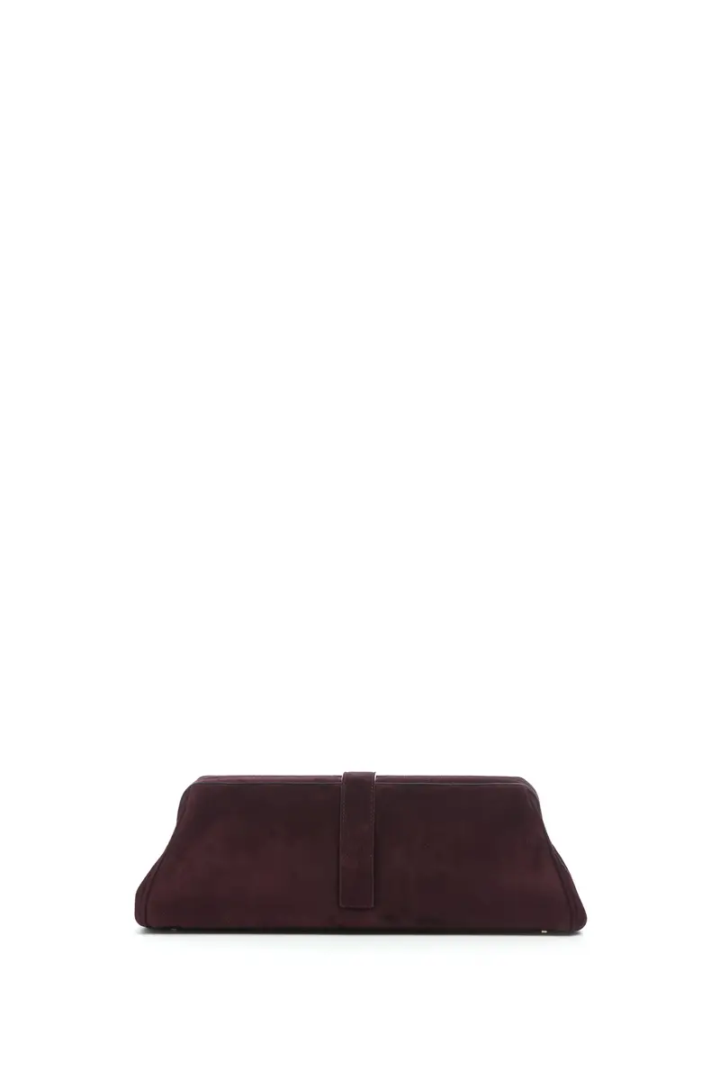 Gabriela Hearst Paola Clutch in Bordeaux Suede | Thumbnail 5 Gabriela Hearst Paola Clutch in Bordeaux Suede | Thumbnail 5