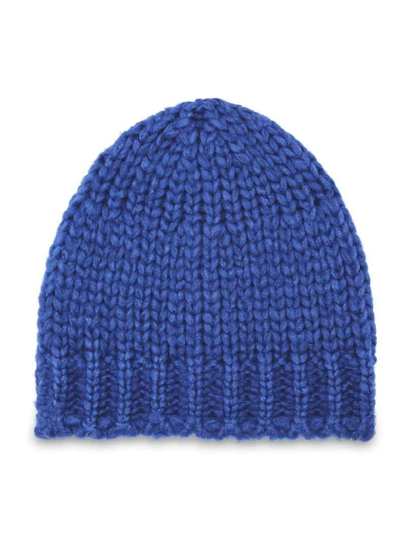 Gabriela Hearst Pacino Knit Hat in Cobalt Welfat Cashmere