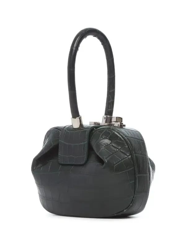 Demi Bag in Green Crocodile Leather Demi Bag in Green Crocodile Leather