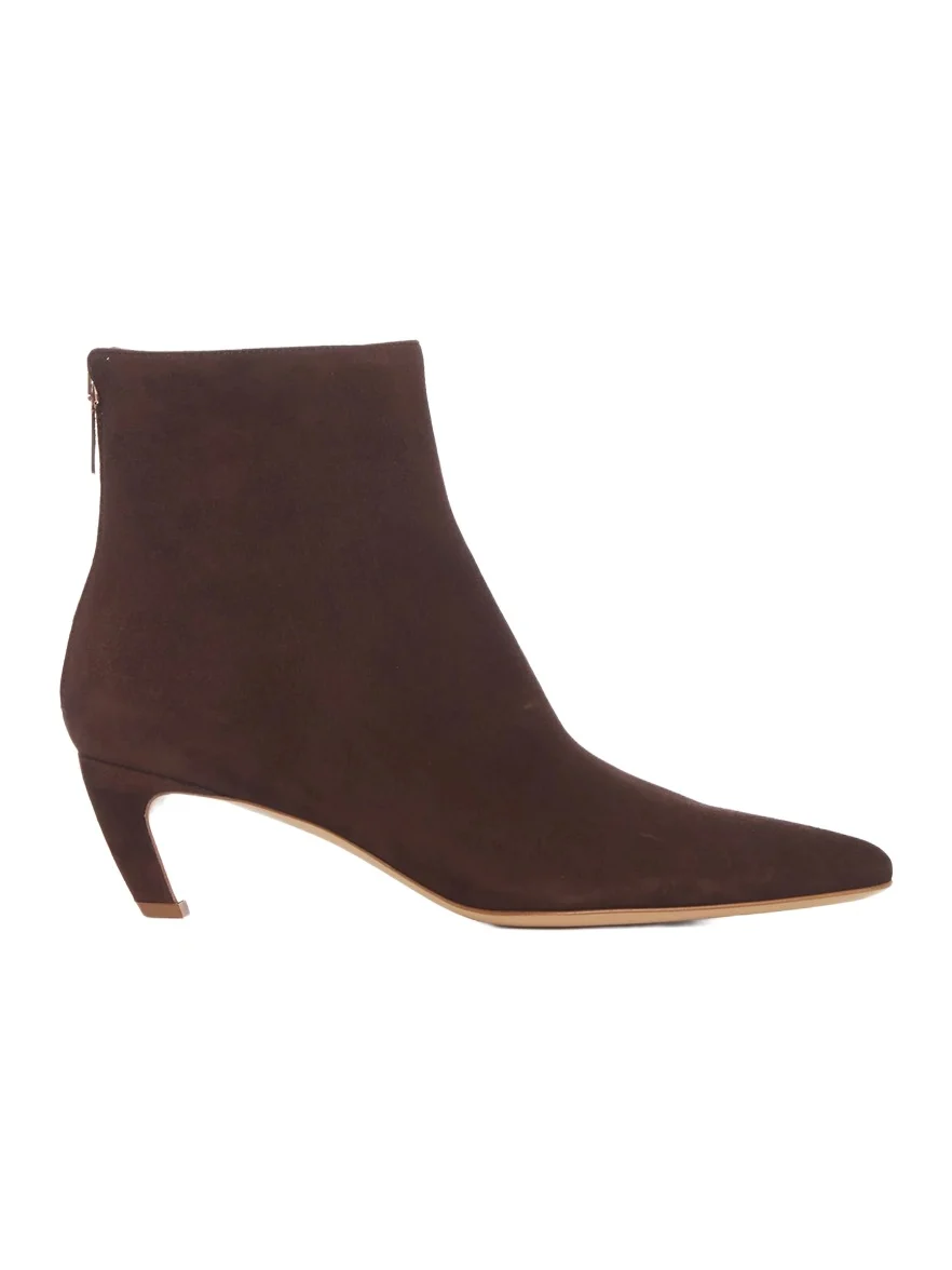 Clayton Ankle Boot in Dark Chocolate Suede