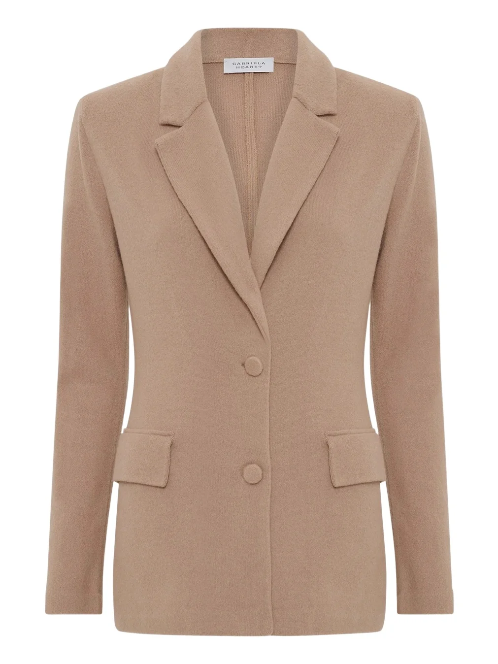 Zander Knit Jacket in Camel Brushed Cashmere Zander Knit Jacket in Camel Brushed Cashmere