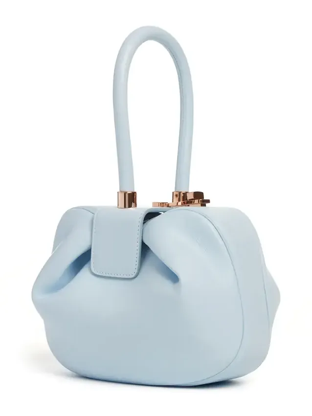 Nina Bag in Light Blue Nappa Leather Nina Bag in Light Blue Nappa Leather