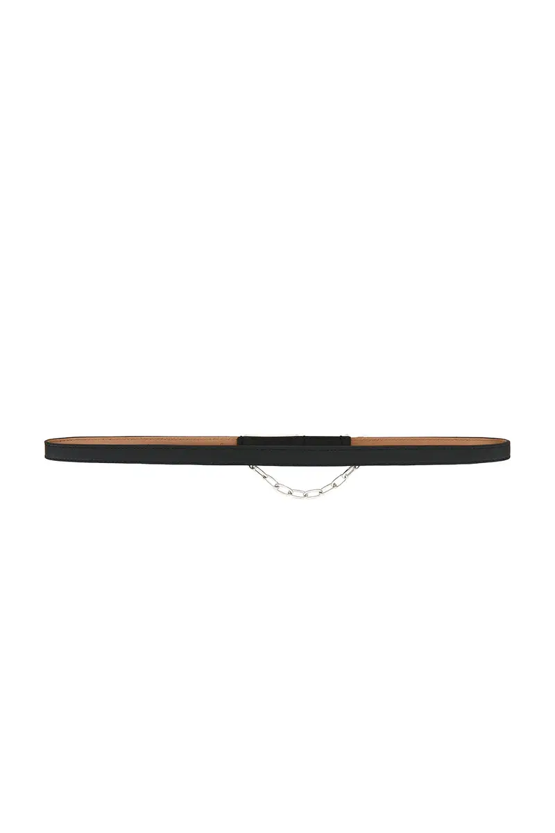 Gabriela Hearst Lock Belt in Black Leather | Thumbnail 2