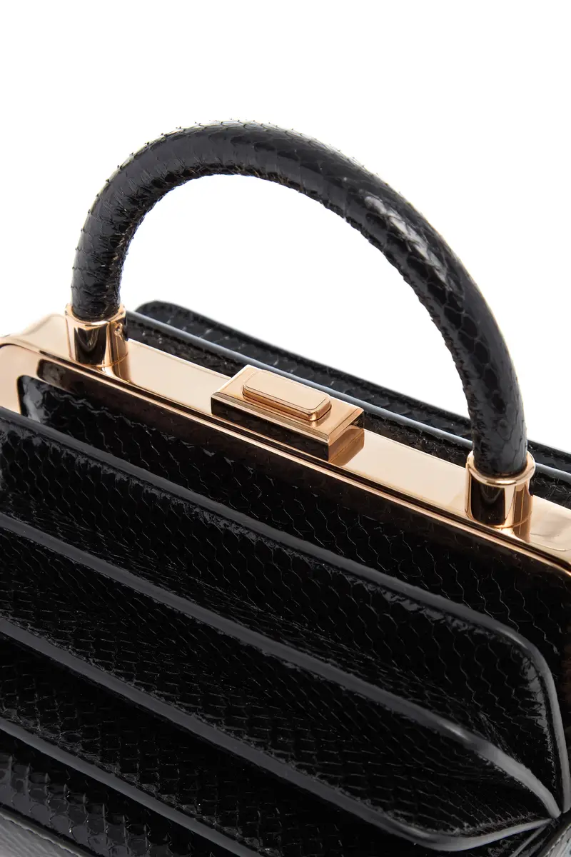 Gabriela Hearst Diana Bag in Black Snakeskin | Thumbnail 4 Gabriela Hearst Diana Bag in Black Snakeskin | Thumbnail 4