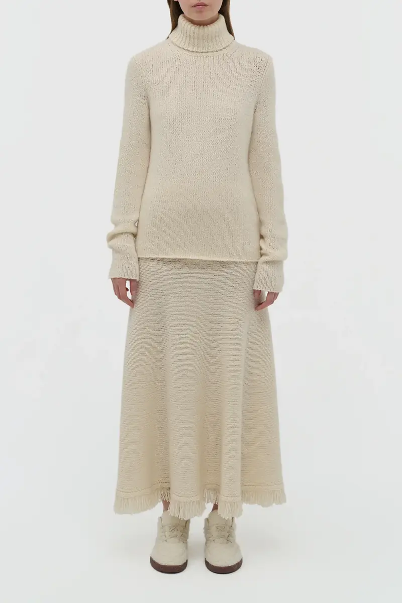 Gabriela Hearst Nelle Knit Turtleneck in Cashmere | Thumbnail 2