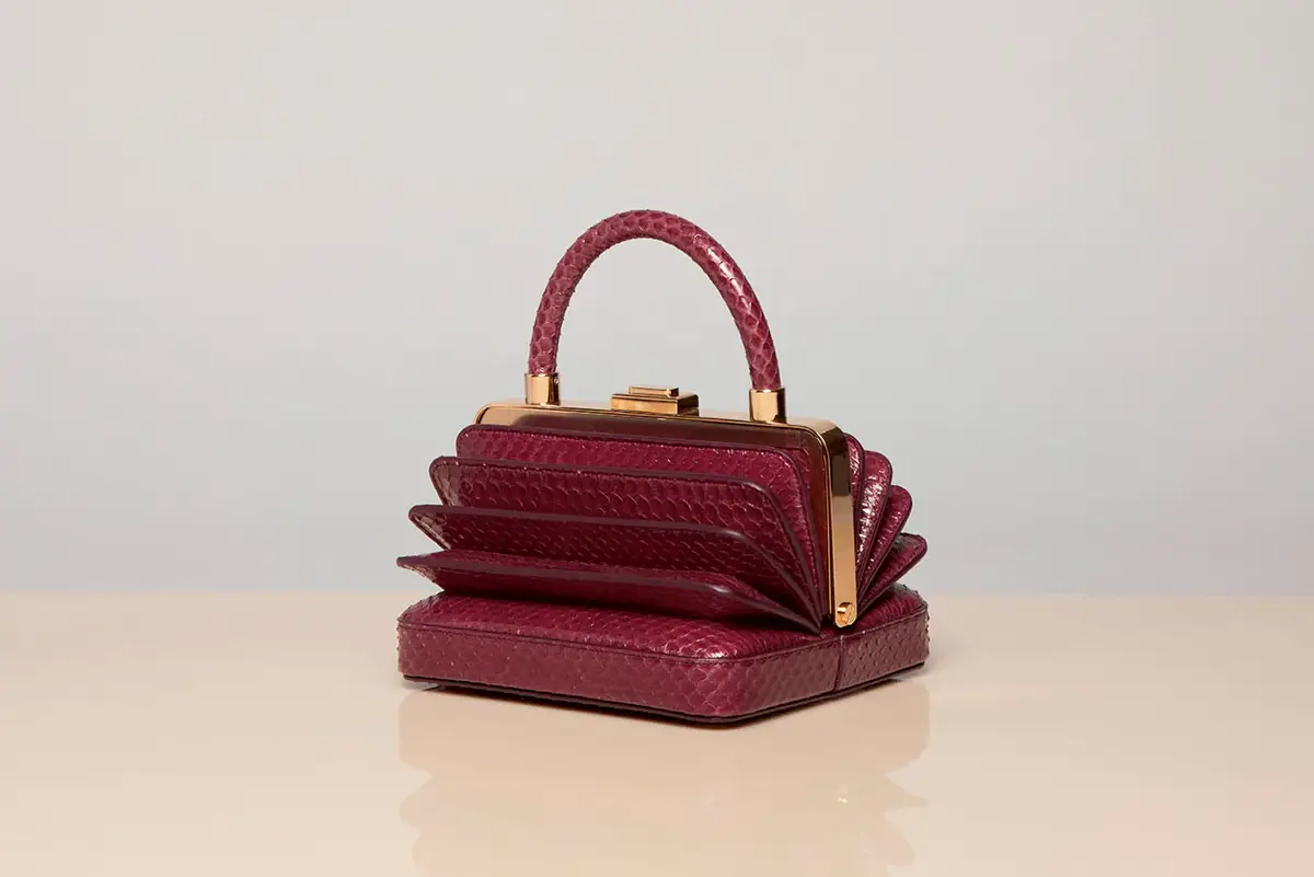 Gabriela Hearst Diana Bag in Bordeaux Snakeskin | Thumbnail 6 Gabriela Hearst Diana Bag in Bordeaux Snakeskin | Thumbnail 6