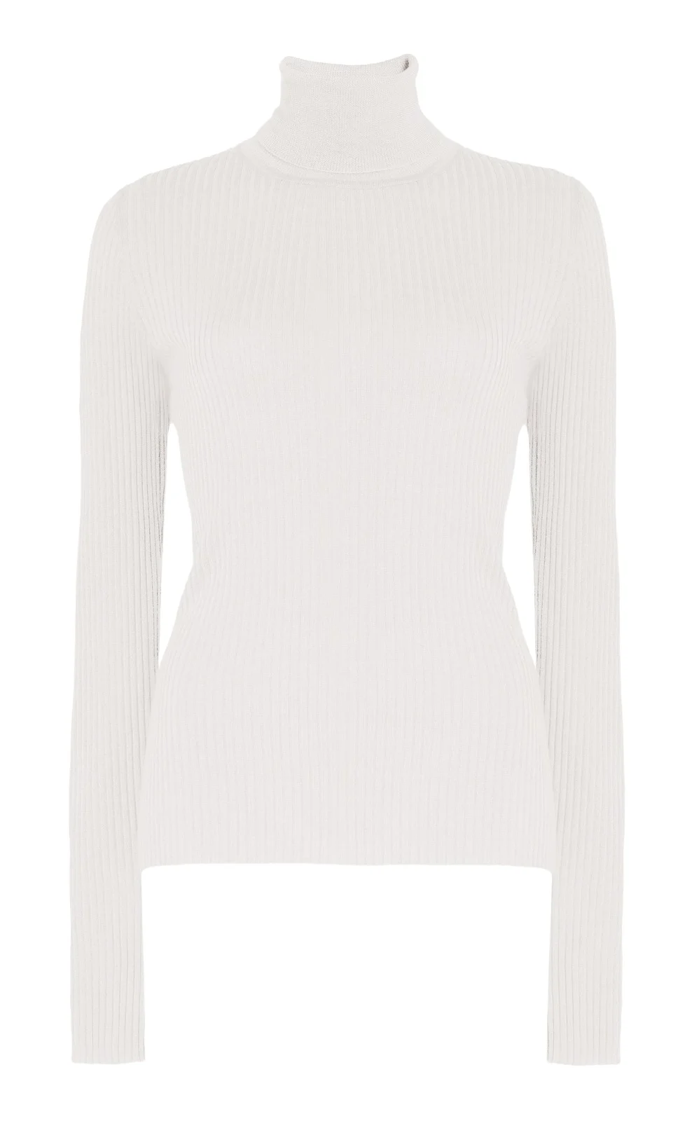 Peppe Knit Turtleneck in Ivory Cashmere Silk Peppe Knit Turtleneck in Ivory Cashmere Silk