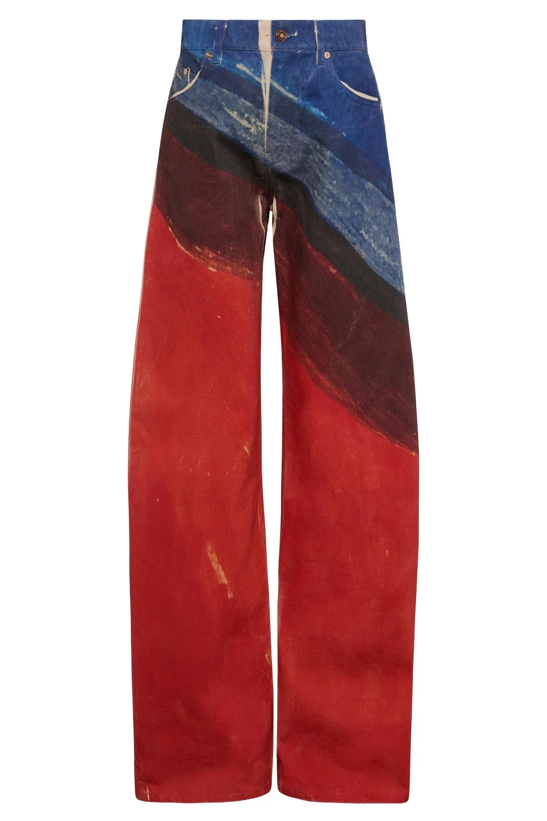 Amoret Barrel-leg Jean in Air Multi Recycled Cotton Denim Amoret Barrel-leg Jean in Air Multi Recycled Cotton Denim