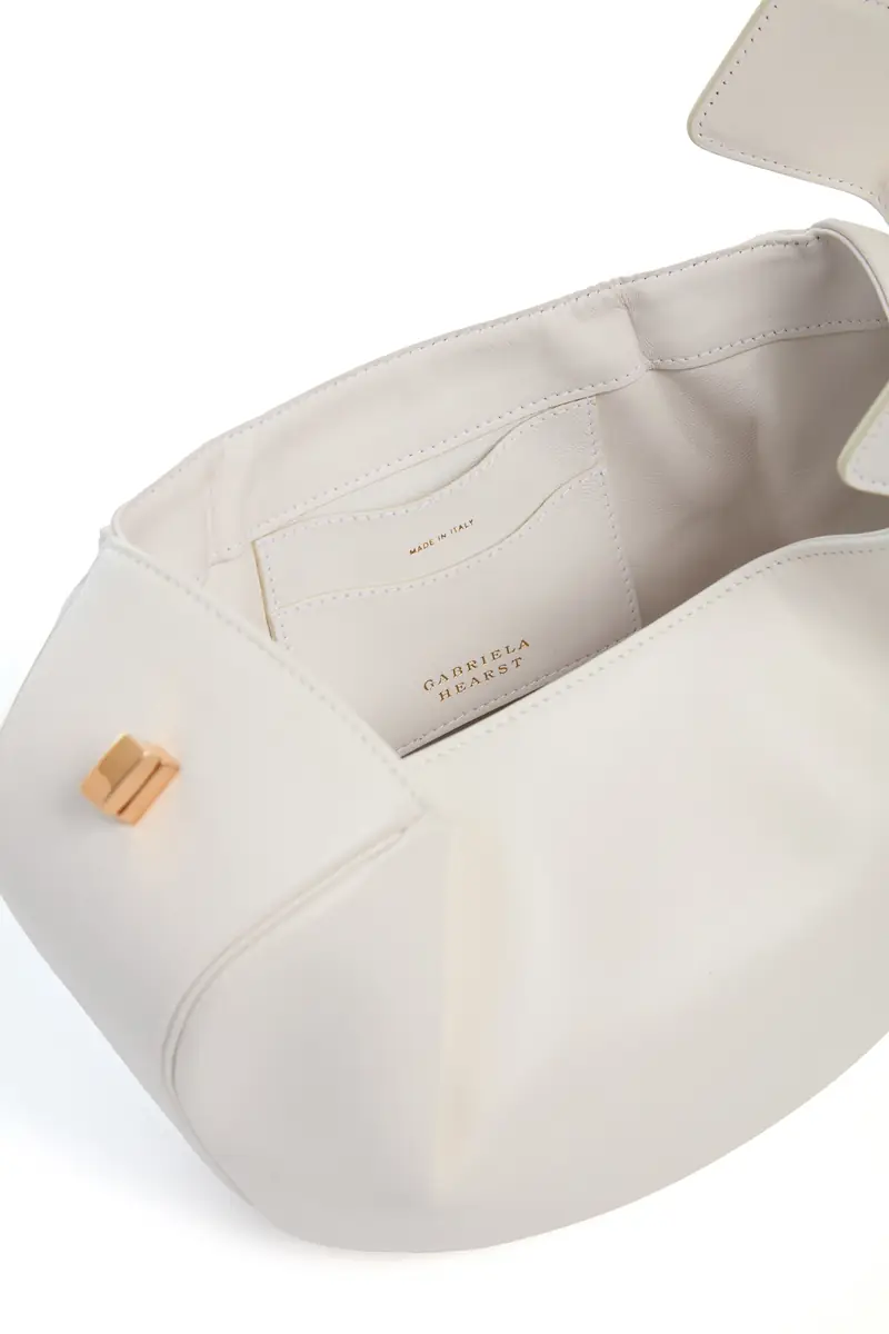 Gabriela Hearst Nina Bag in Ivory Nappa Leather | Thumbnail 4 Gabriela Hearst Nina Bag in Ivory Nappa Leather | Thumbnail 4
