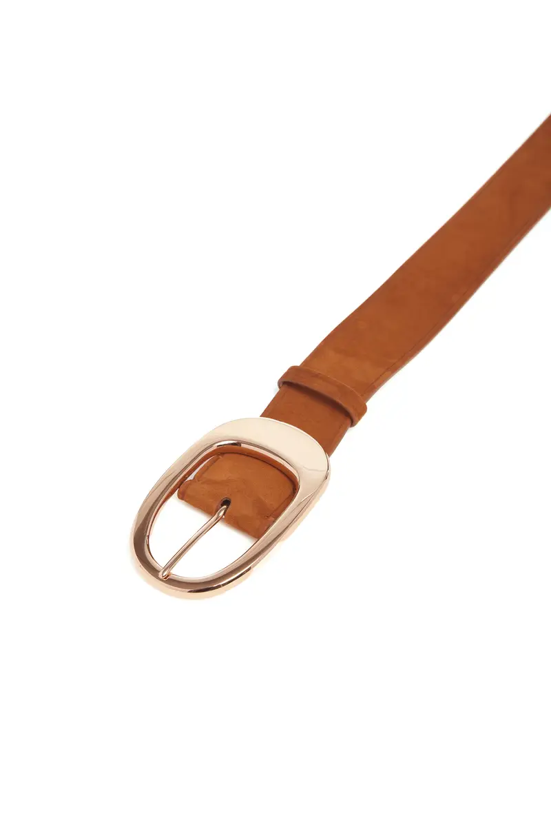 Gabriela Hearst Lozewce Belt in Cognac Suede | Thumbnail 2 Gabriela Hearst Lozewce Belt in Cognac Suede | Thumbnail 2