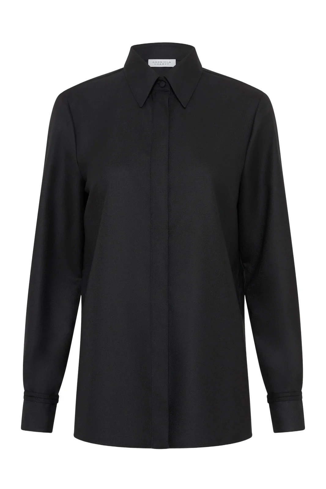 Cruz Shirt in Black & Camel Cashmere Cruz Shirt in Black & Camel Cashmere