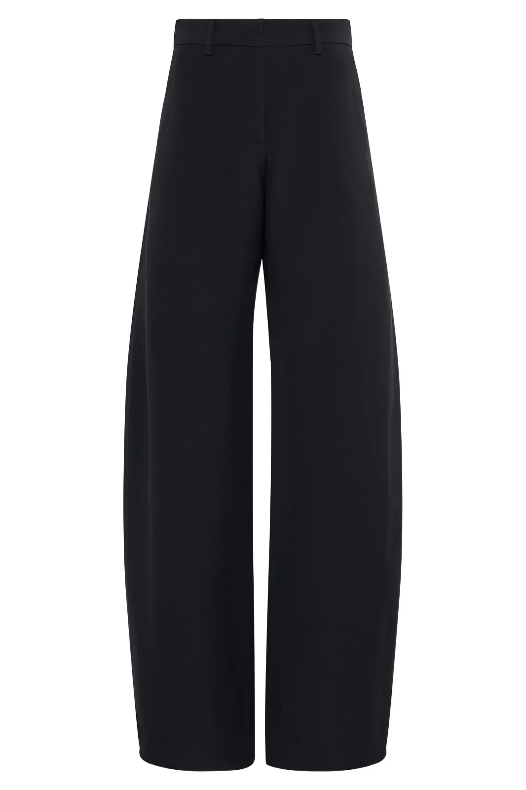 Merat Barrel-leg Pant in Black Silk Wool Cady Merat Barrel-leg Pant in Black Silk Wool Cady
