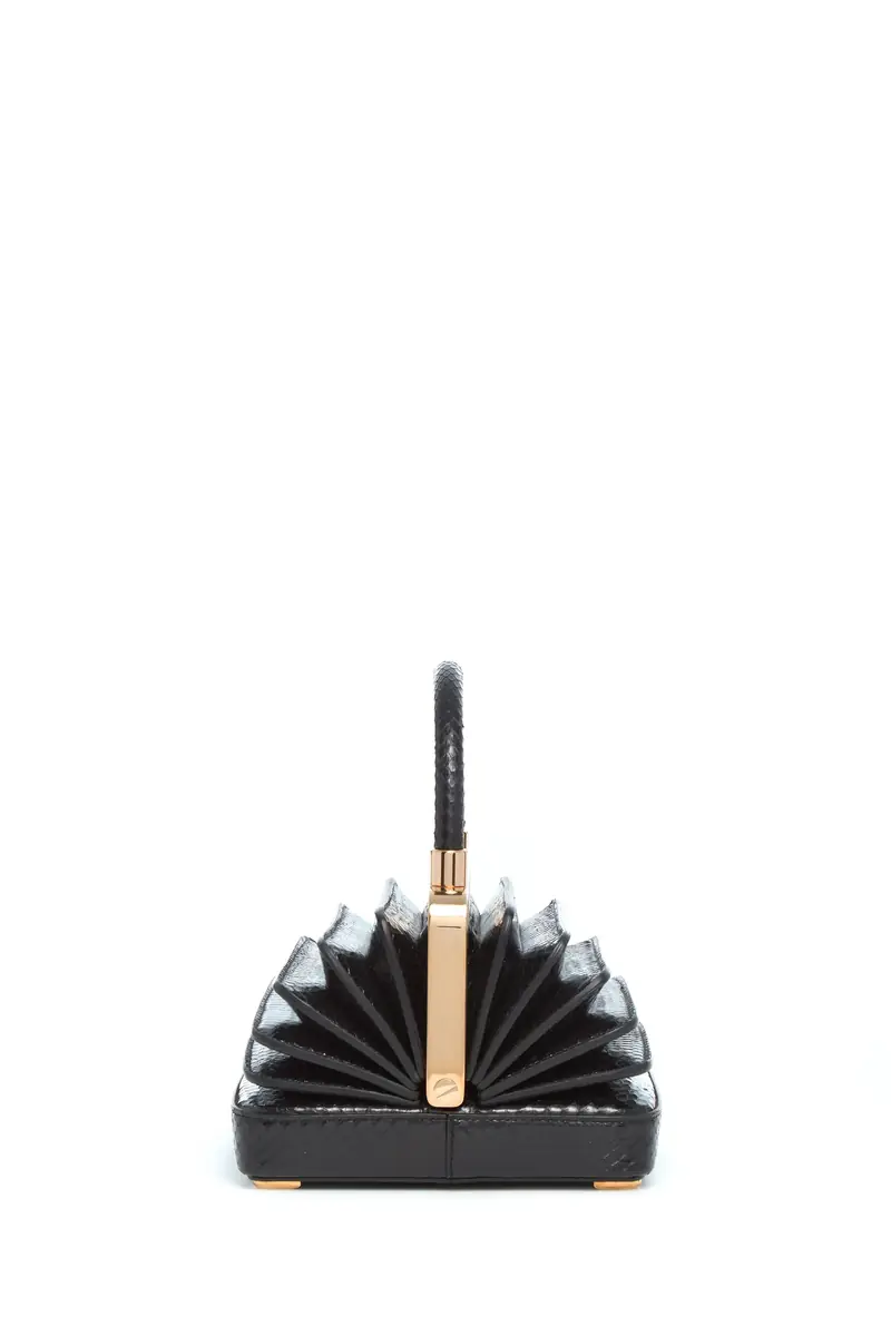 Gabriela Hearst Small Diana Bag in Black Snakeskin | Thumbnail 3 Gabriela Hearst Small Diana Bag in Black Snakeskin | Thumbnail 3