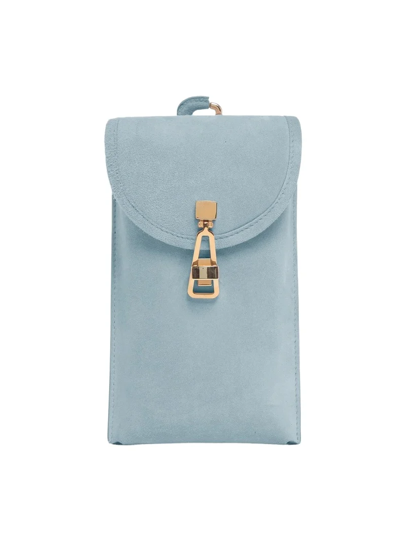 Sunglasses Pouch in Light Blue Suede Sunglasses Pouch in Light Blue Suede