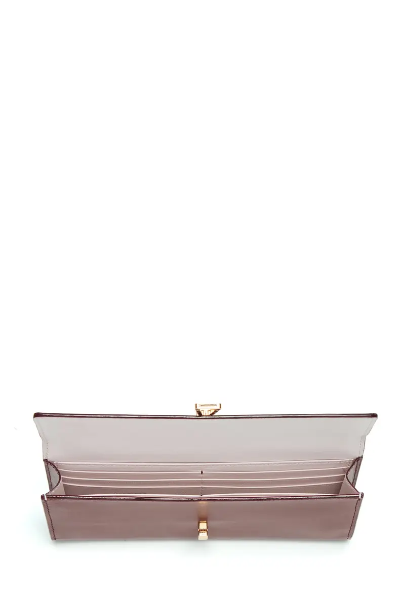 Gabriela Hearst Phone Wallet in Bordeaux & Pink Leather | Thumbnail 4 Gabriela Hearst Phone Wallet in Bordeaux & Pink Leather | Thumbnail 4