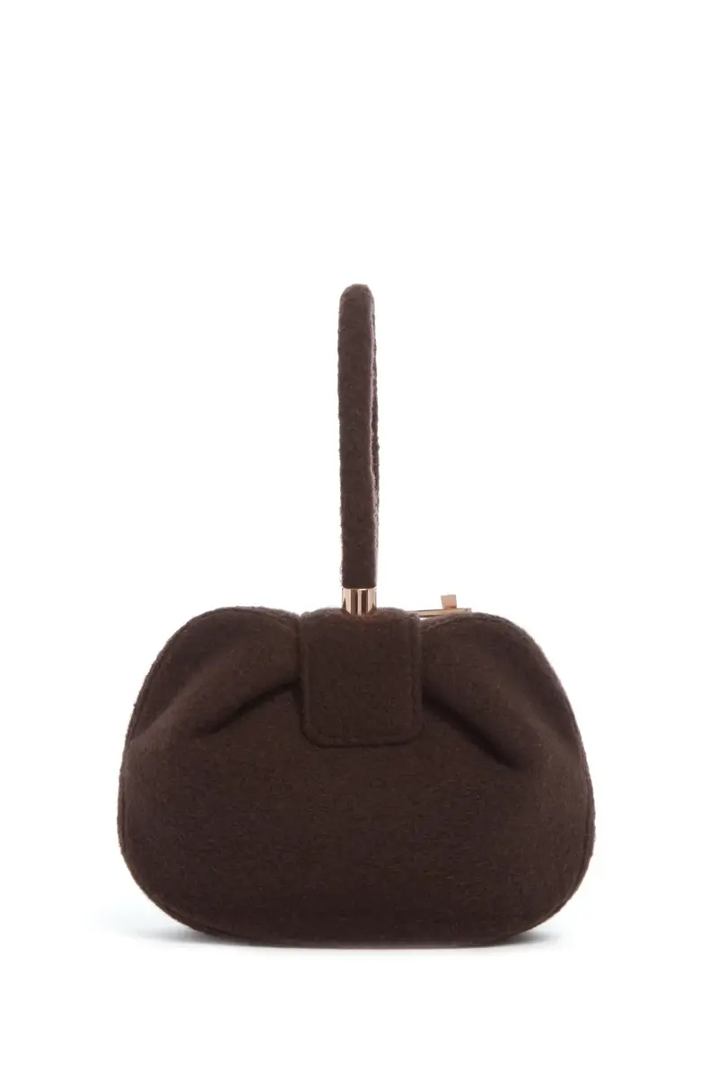 Gabriela Hearst Nina Bag in Chocolate Cashmere Felt | Thumbnail 2