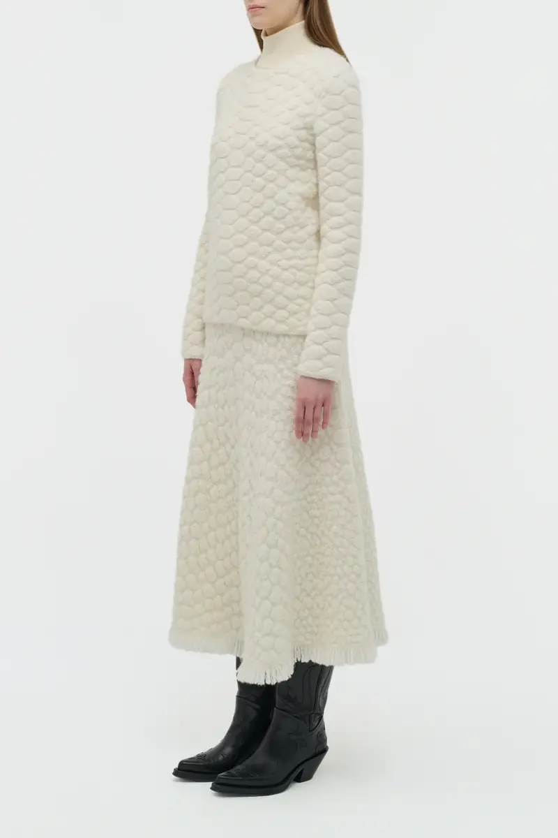 Gabriela Hearst Tansey Knit Sweater in Cashmere | Thumbnail 3